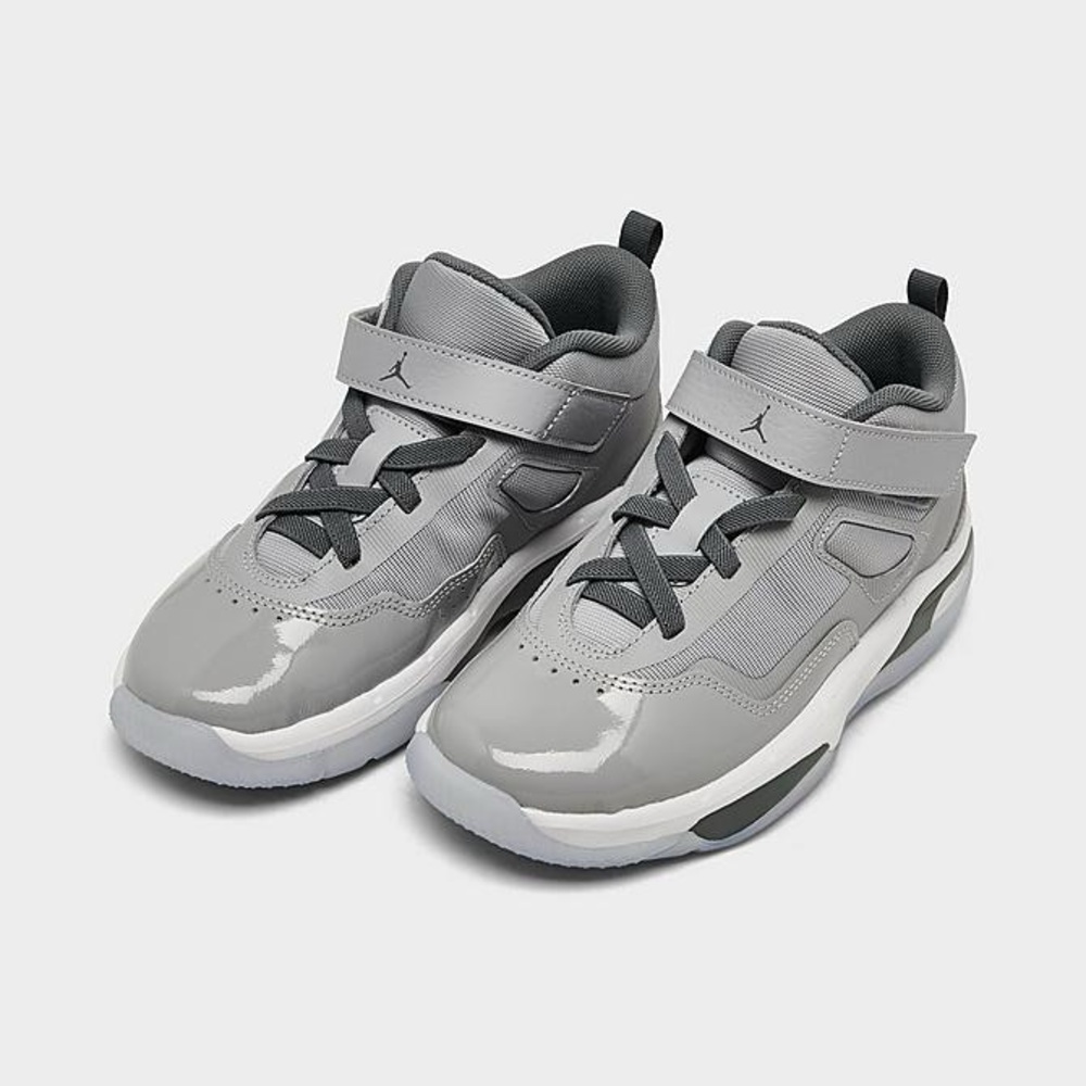 Little Kids Jordan Stay Loyal 3 Stretch Lace Basketball Wolf Gray PS FB9923-012